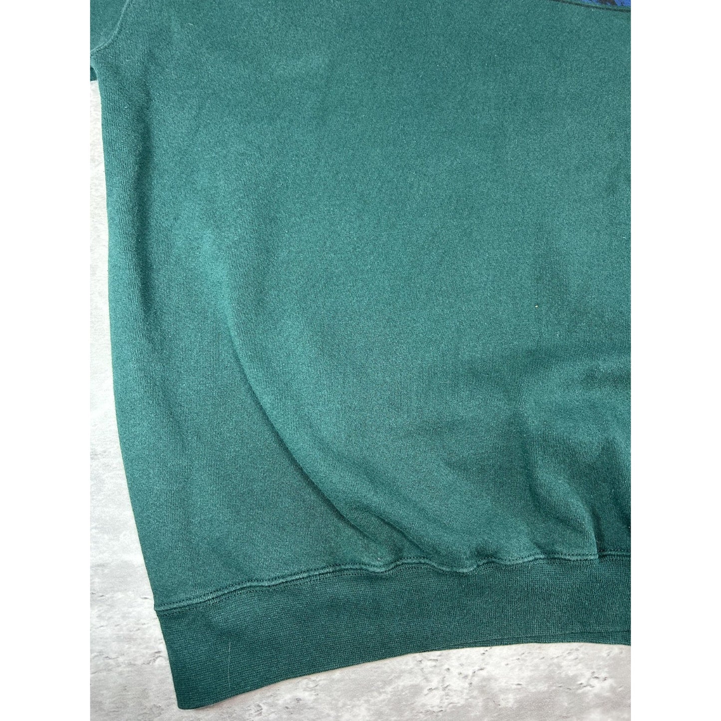 Vintage 90s Nike Big Graphic Swoosh Pullover Crewneck Sweatshirt Size XXL Green