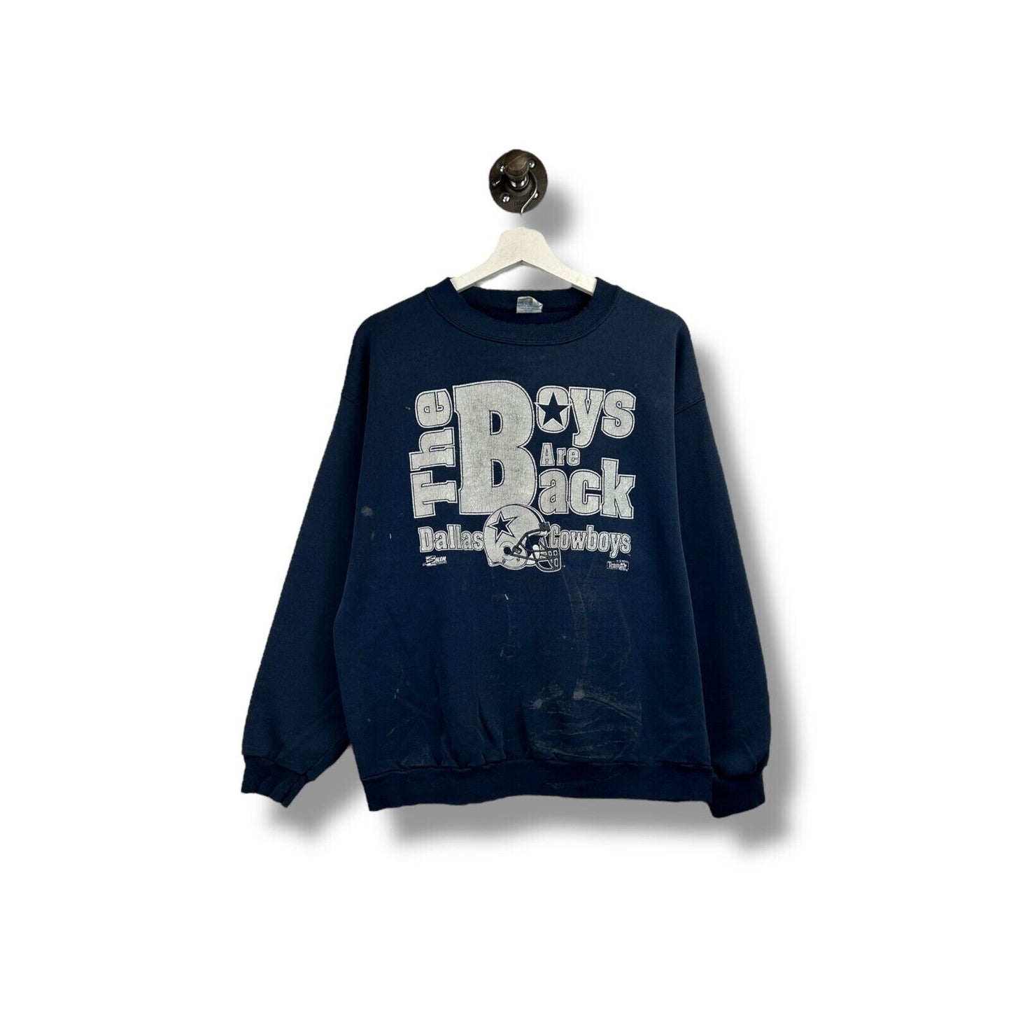 Vintage 1997 Dallas Cowboys NFL The Boys Are Back Football Sweatshirt Size XL