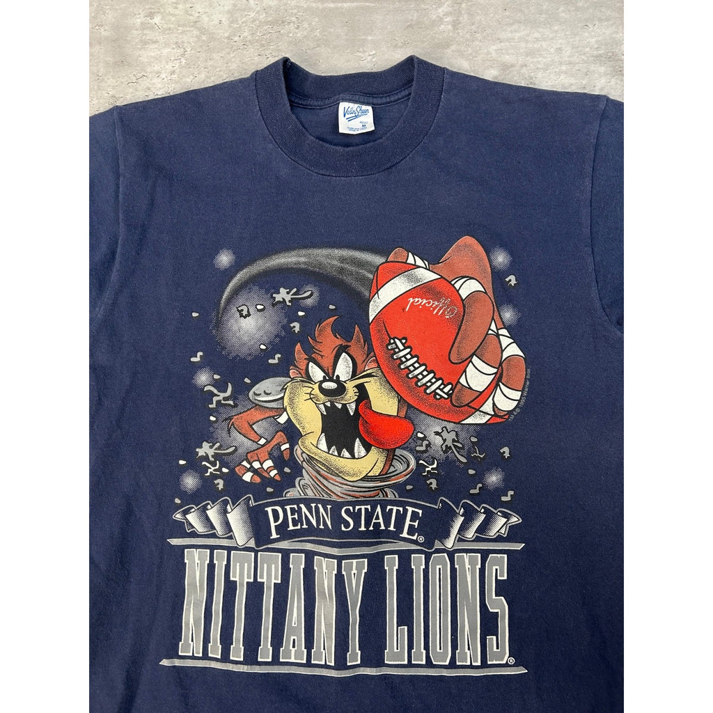 Vintage 1995 Penn State Nittany Lions NCAA Looney Tunes Taz T-Shirt Size Medium