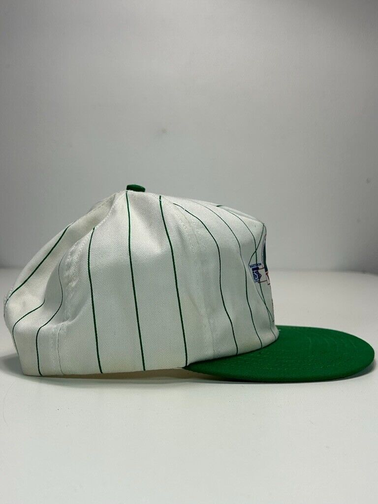 Vintage 90s VIP Movement The Affects The World Pinstripe Snapback Hat OSFA