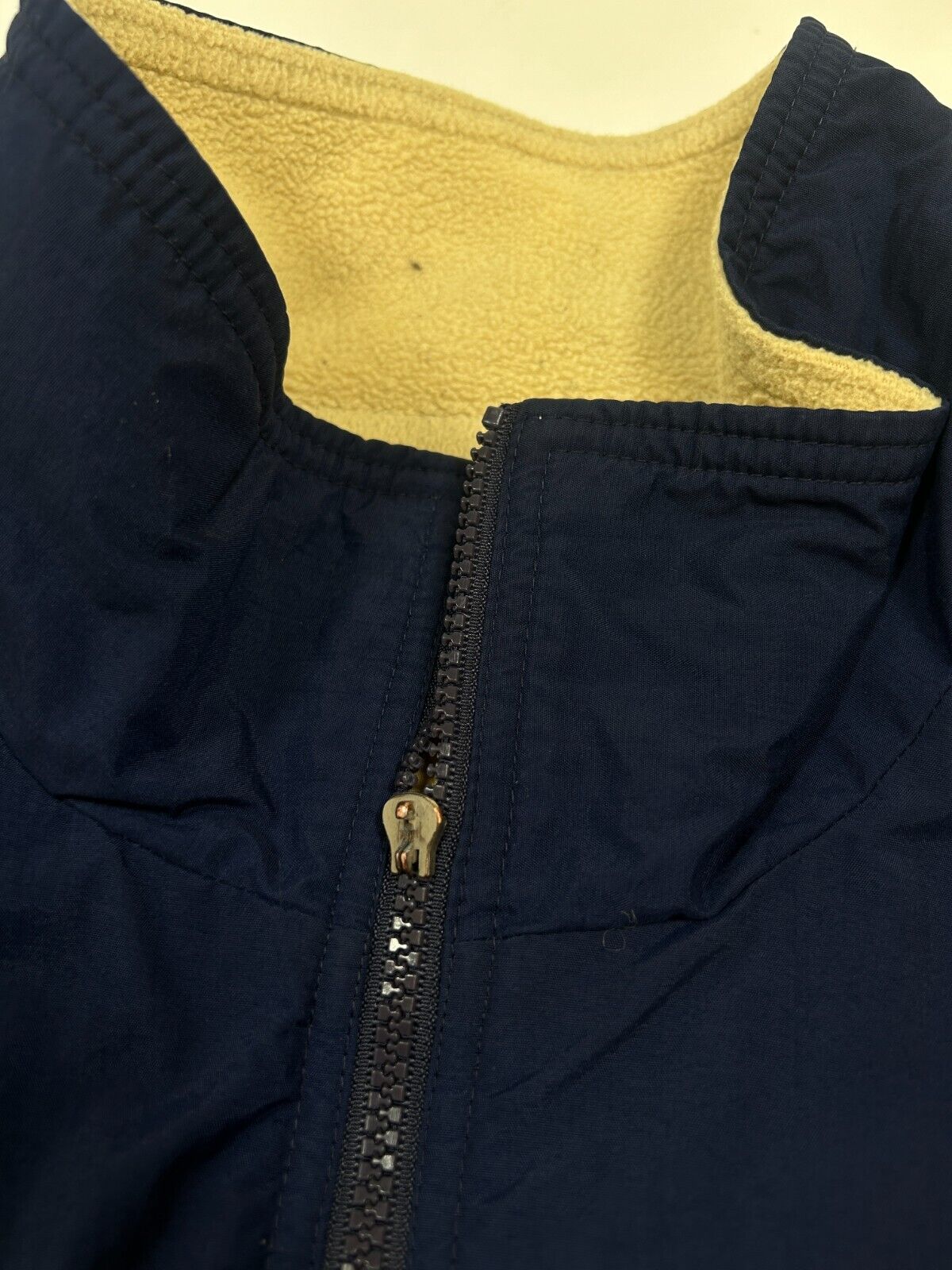 Vintage 90s Notre Dame Fighting Irish Champion Fleece Lined NCAA Jacket Size 2XL