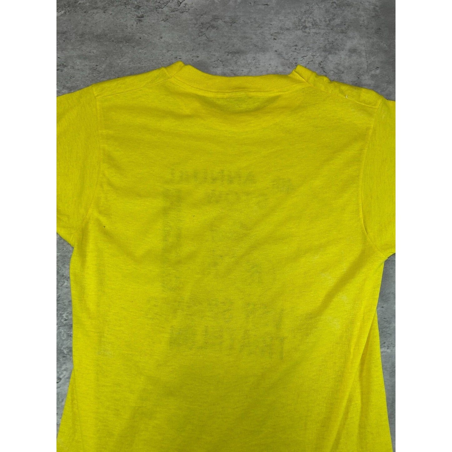 Vintage 1980s 4th Annual Silver Spring Triathlon Graphic T-Shirt Size Small