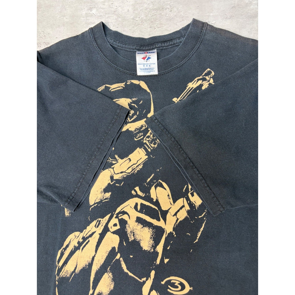 Vintage 2007 Halo 3 Master Chief Video Game Graphic T-Shirt Size Medium