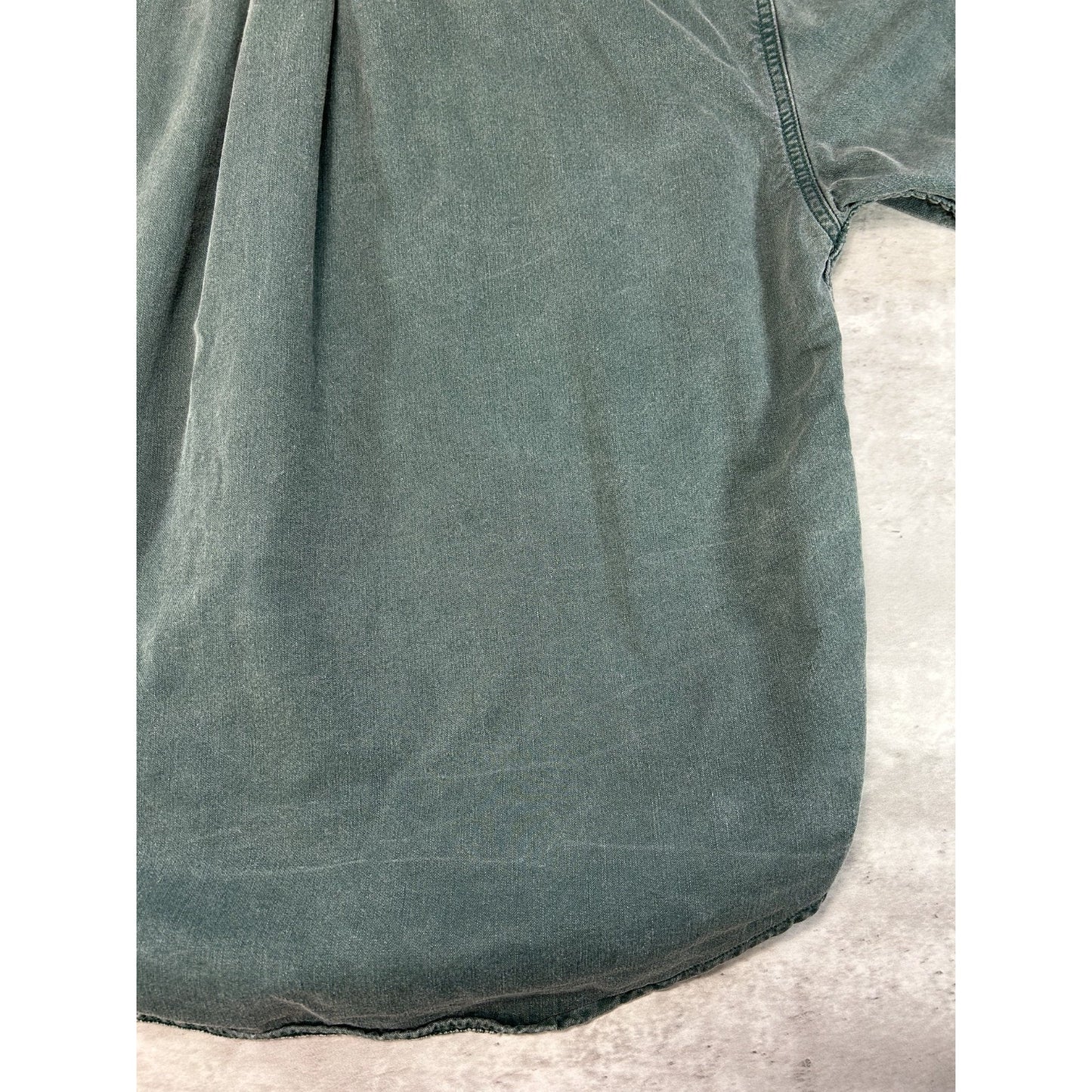 Vintage 90s Eddie Bauer Long Sleeve Double Pocket Button Up Shirt Size Large