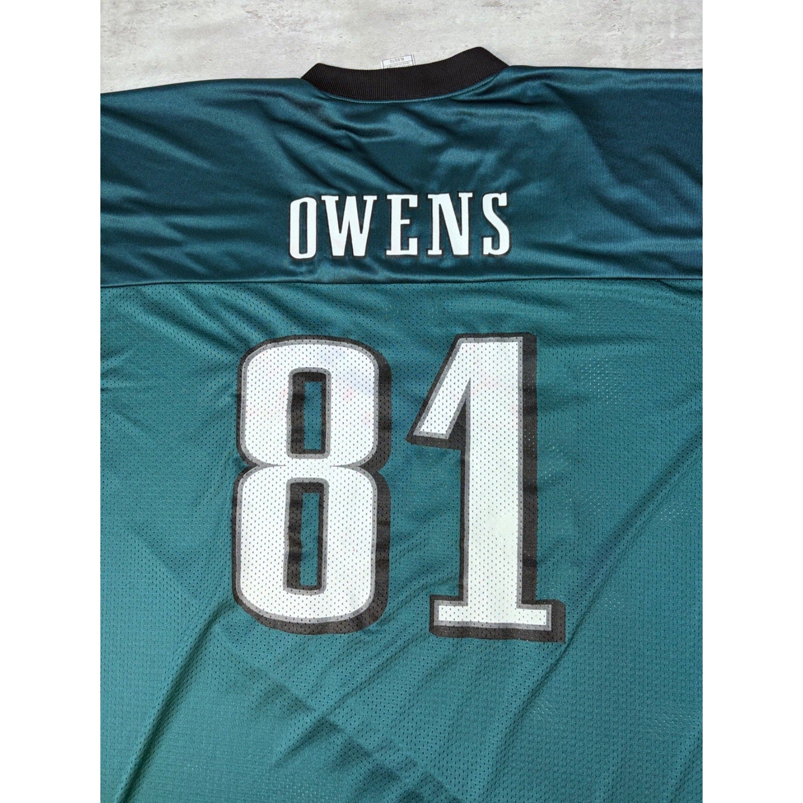 Vintage Terrell Owens #81 Philadelphia Eagles NFL Reebok Football Jersey Size XL