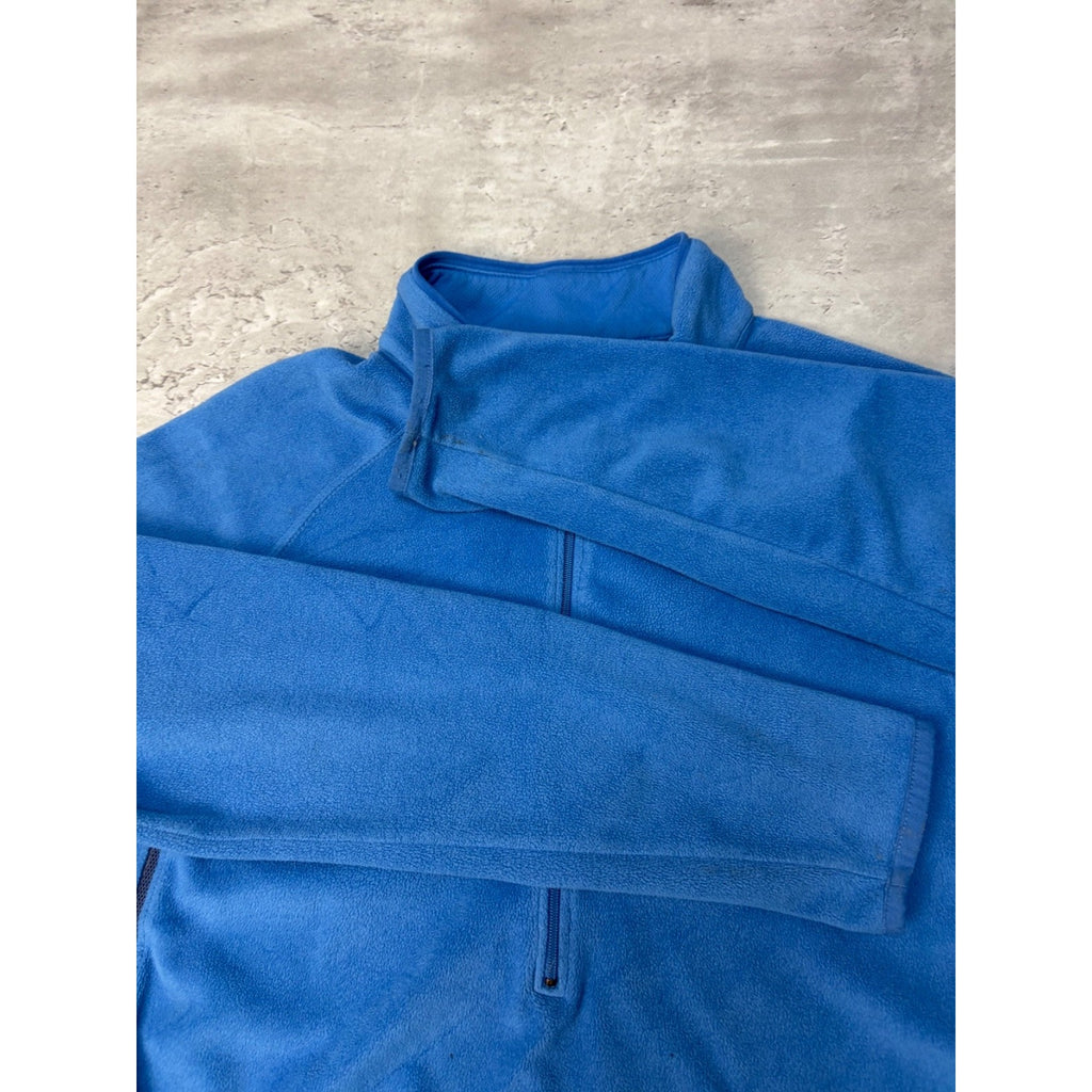 Vintage Nike ACG Tonal Embroidered Logo 1/2 Zip Fleece Sweatshirt Size YOUTH Med