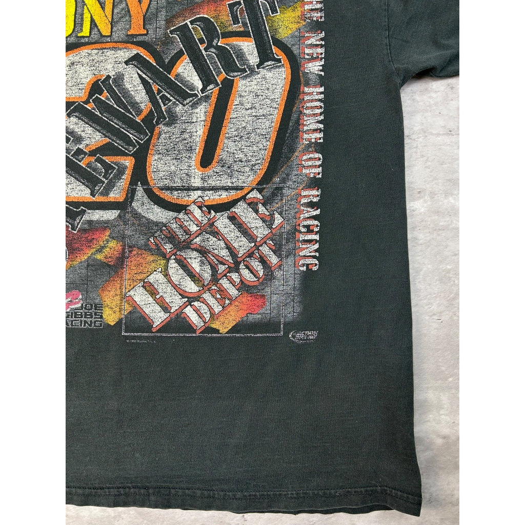 Vintage Tony Stewart #20 Extreme Danger Nascar Racing Graphic T-Shirt Sz Medium