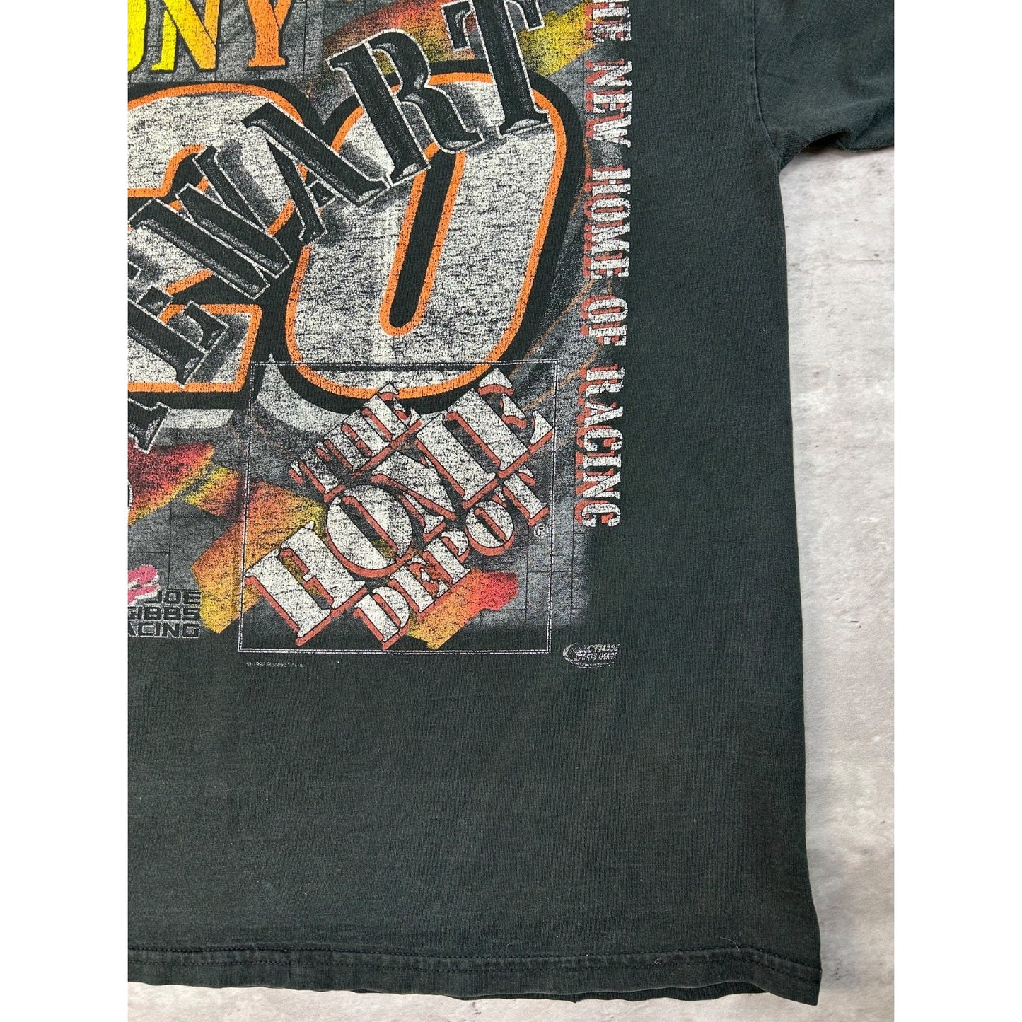 Vintage Tony Stewart #20 Extreme Danger Nascar Racing Graphic T-Shirt Sz Medium