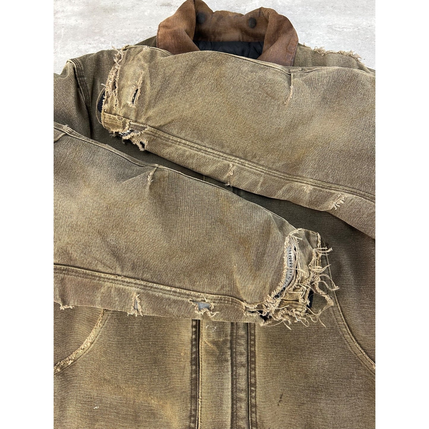 Vintage Carhartt Insulated Canvas Cropped Arctic Jacket Size Medium