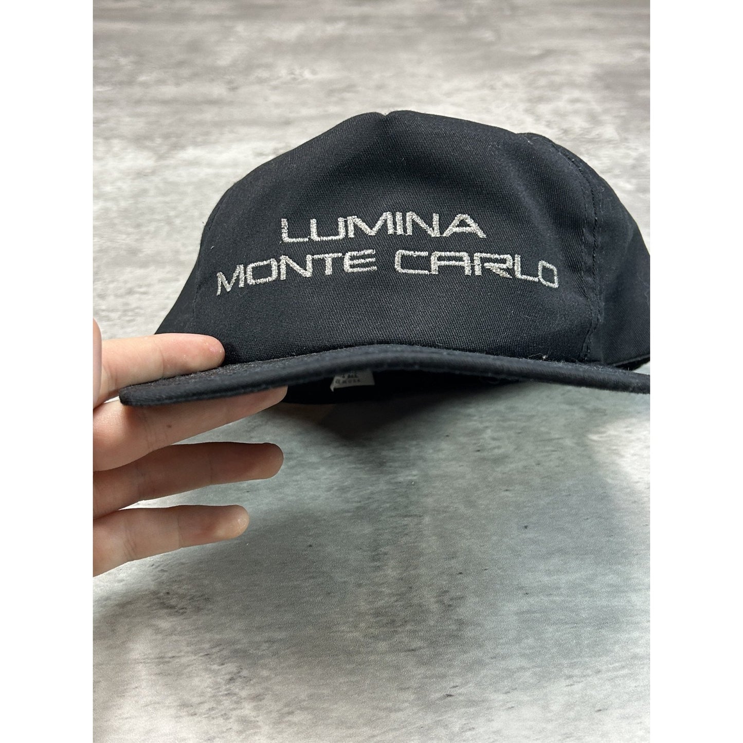 Vintage 90s Chevrolet Lumina Monte Carlo Embroidered Spellout Snapback Hat OSFA