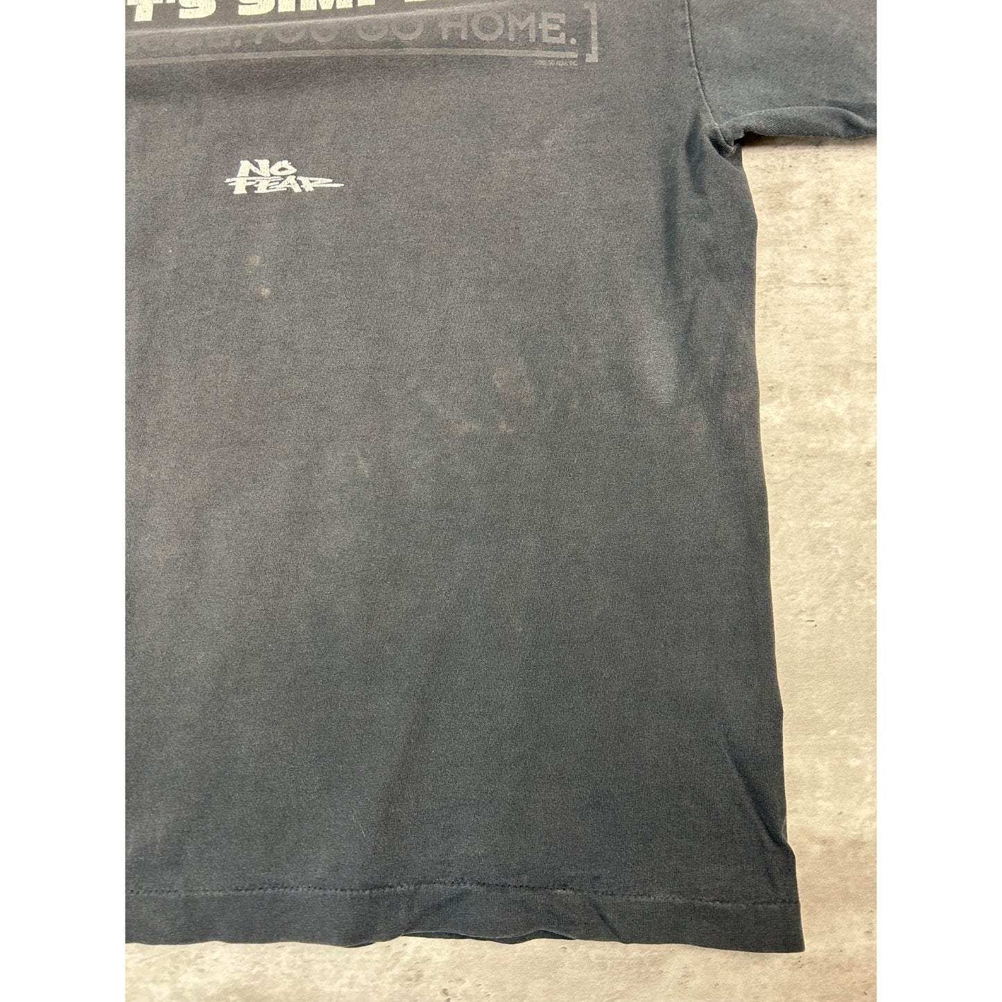 Vintage 90s No Fear Its Simple You Lose You Go Home Slogan T-Shirt Size Medium