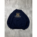 Vintage 90s West Virginia Mountaineers NCAA Crest Graphic Sweatshirt Size XL