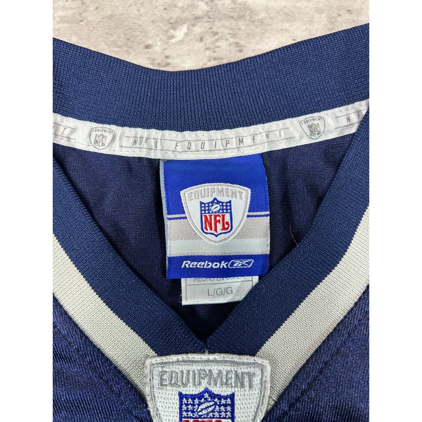 Vintage Tom Brady #12 New England Patriots NFL Reebok Football Jersey Size Large