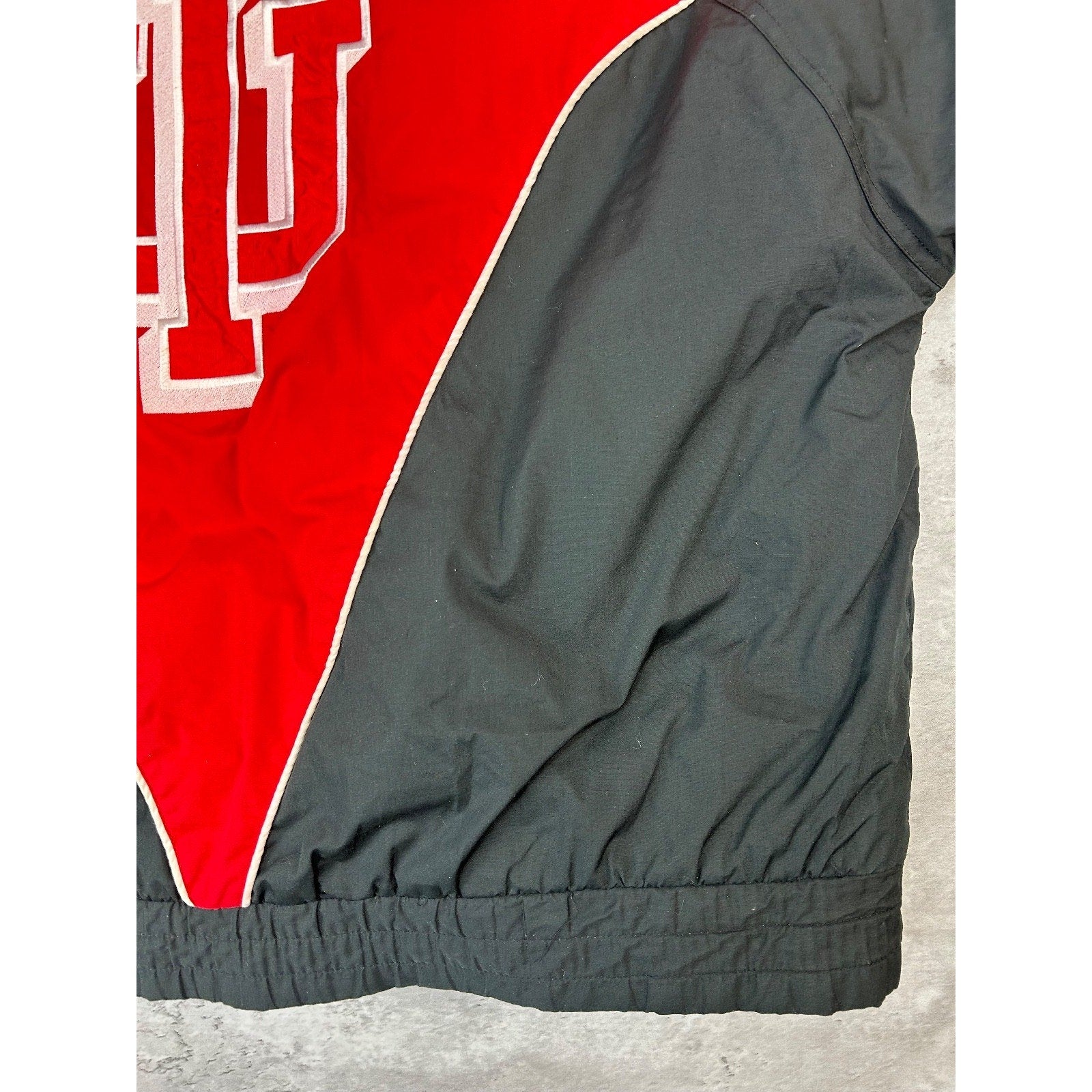 Vintage 90s Indiana Hoosiers NCAA Insulated Full Zip Hooded Jacket Size 2XL
