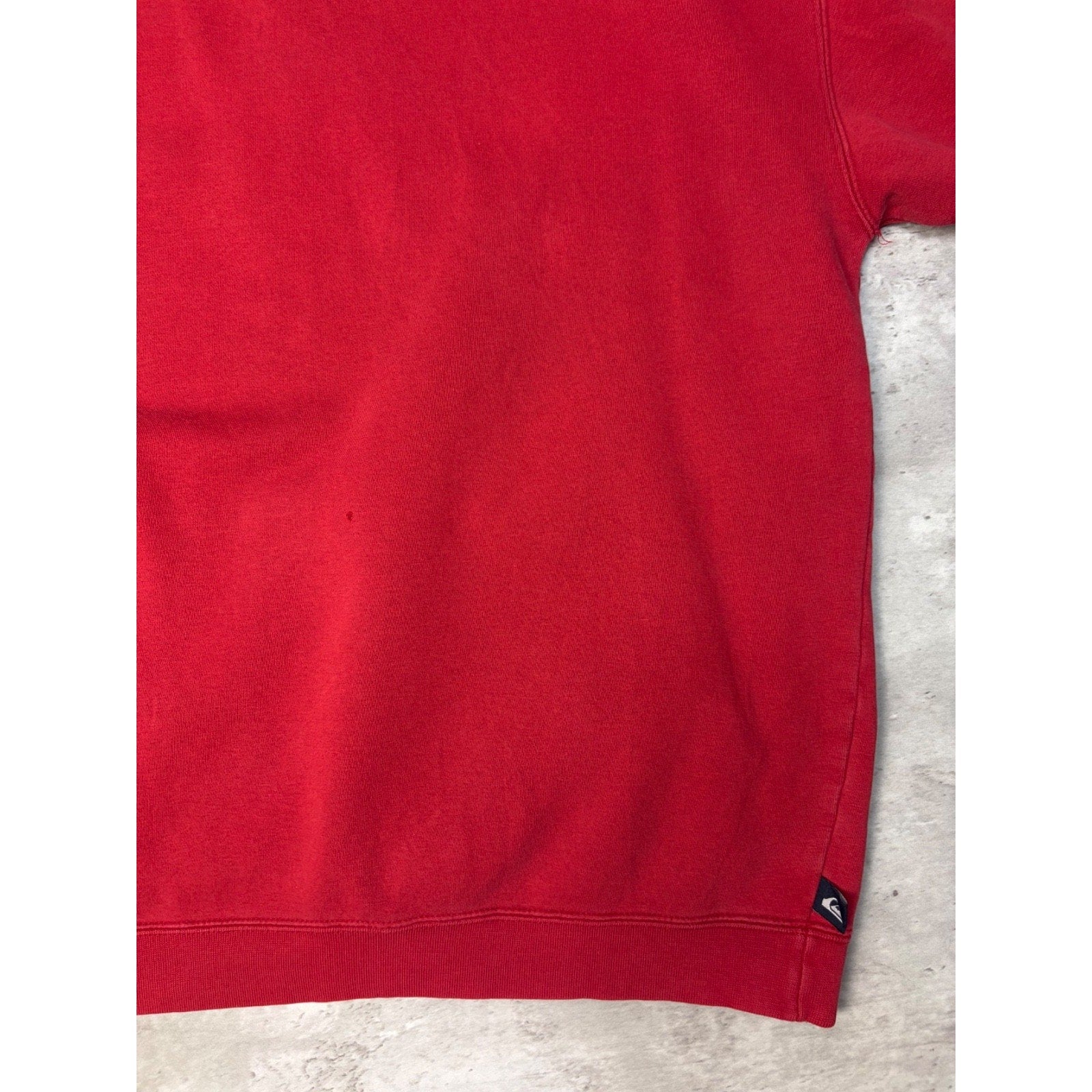 Vintage Y2K Quiksilver Embroidered Logo Spellout Hooded Sweatshirt Size Small