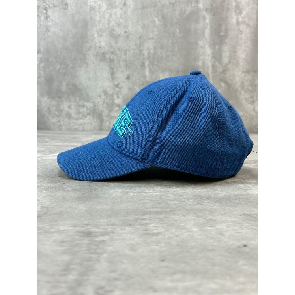 Vintage 2000s Nike Embroidered Spellout Two Tone Strapback Hat OSFA