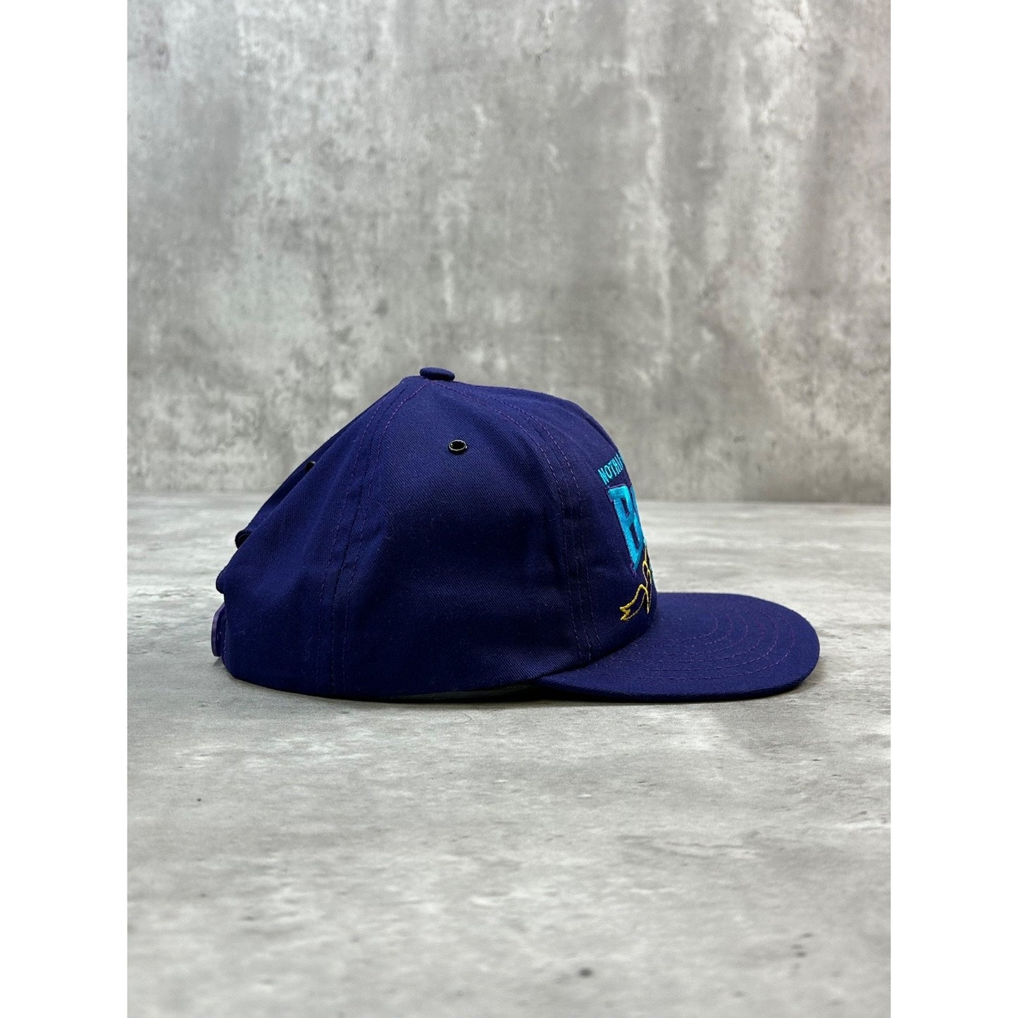 Vintage 90s Budweiser Nothing Beats A Bud Beer Promo Snapback Hat OSFA