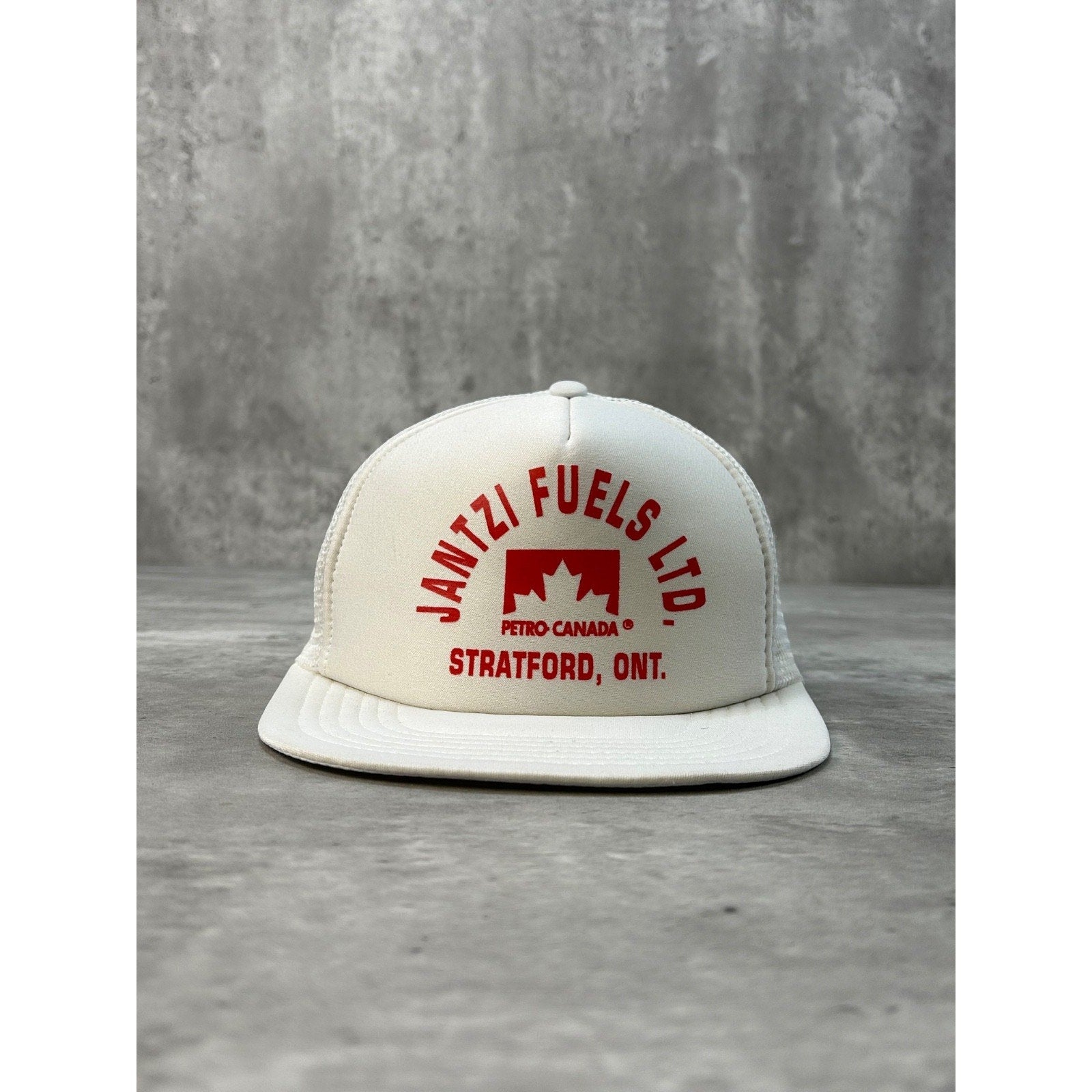 Vintage 80s Jantzi Fuels LTD Petro Canada Trucker Snapback Hat OSFA