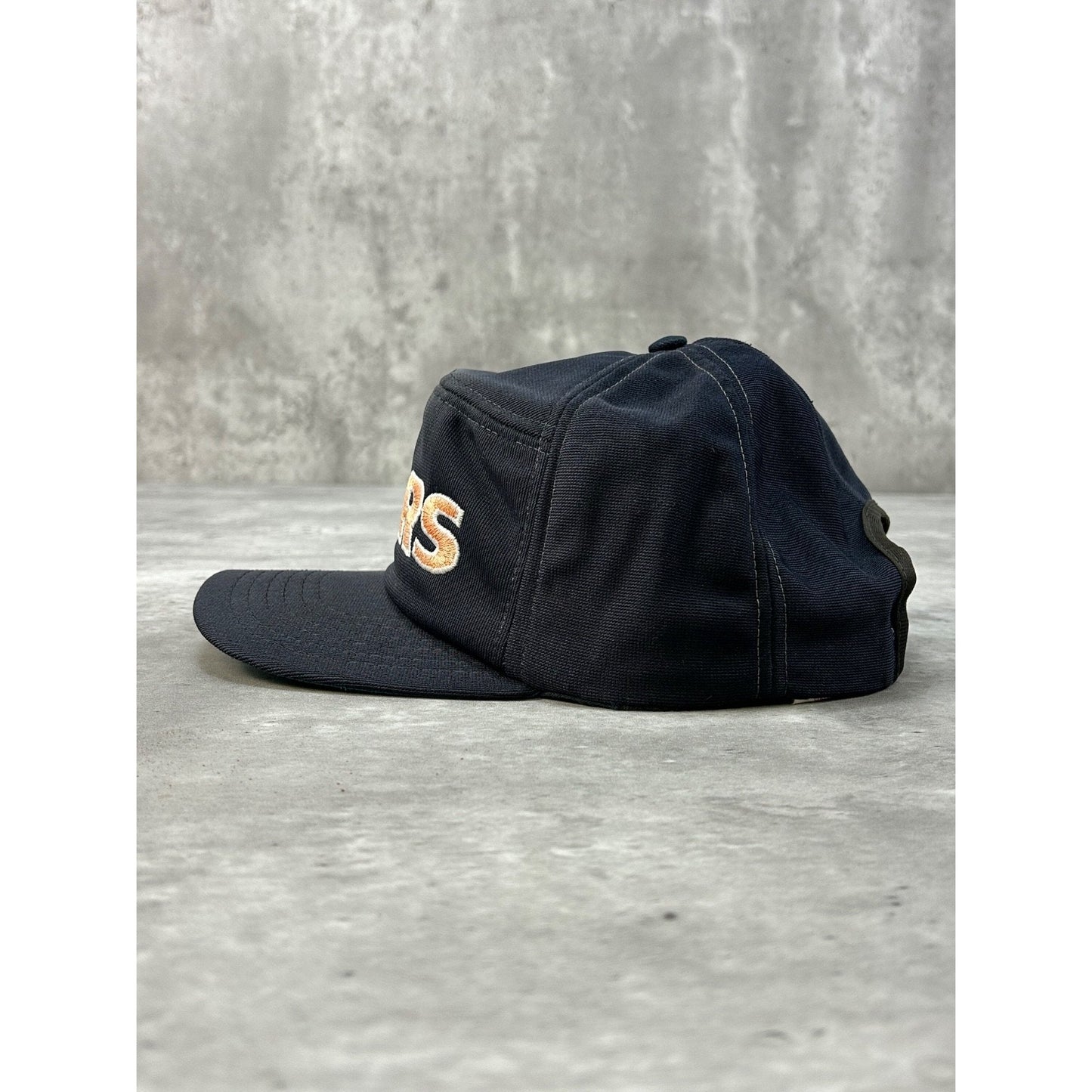 Vintage 80s Chicago Bears NFL Embroidered Spellout Football Snapback Hat OSFA