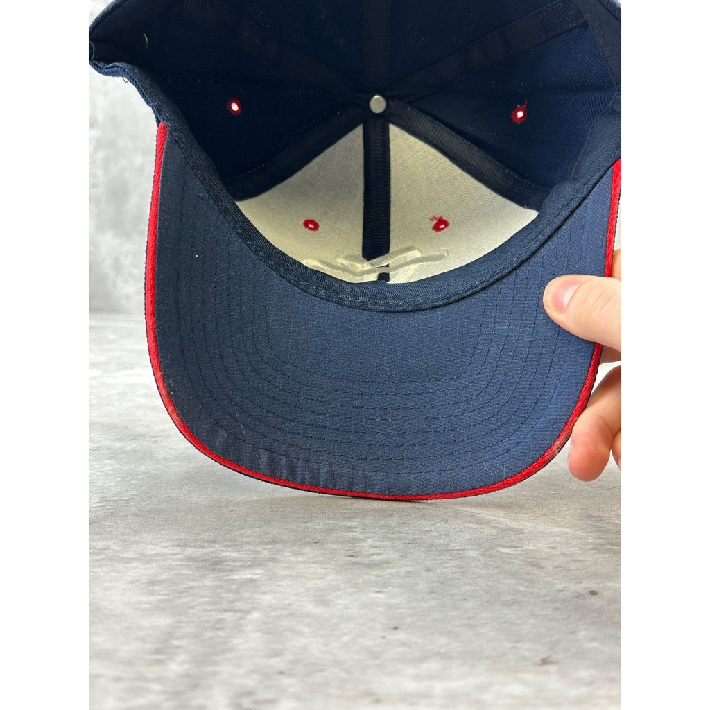 Vintage Y2K Fubu Sport Embroidered Spellout Logo Strapback Hat OSFA
