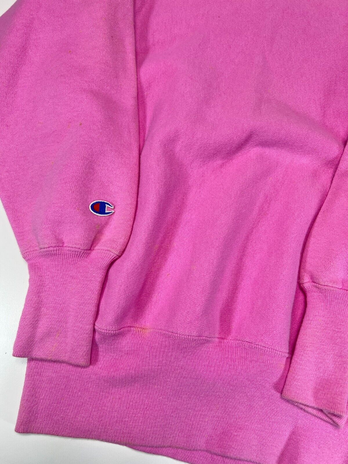 Vintage 90s Champion Reverse Weave Blank Sweatshirt Size Small Pink Made In USA