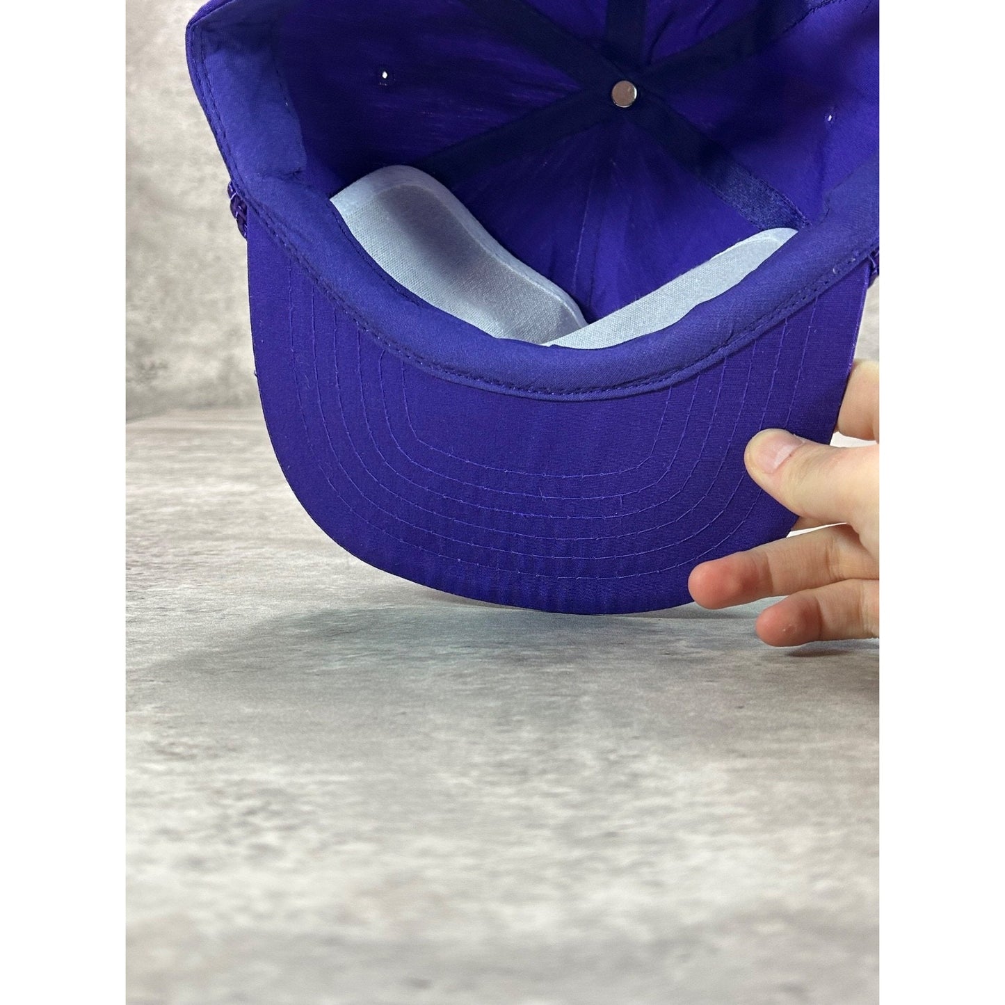 Vintage 90s Panama City Beach Graphic Spellout Strapback Hat OSFA