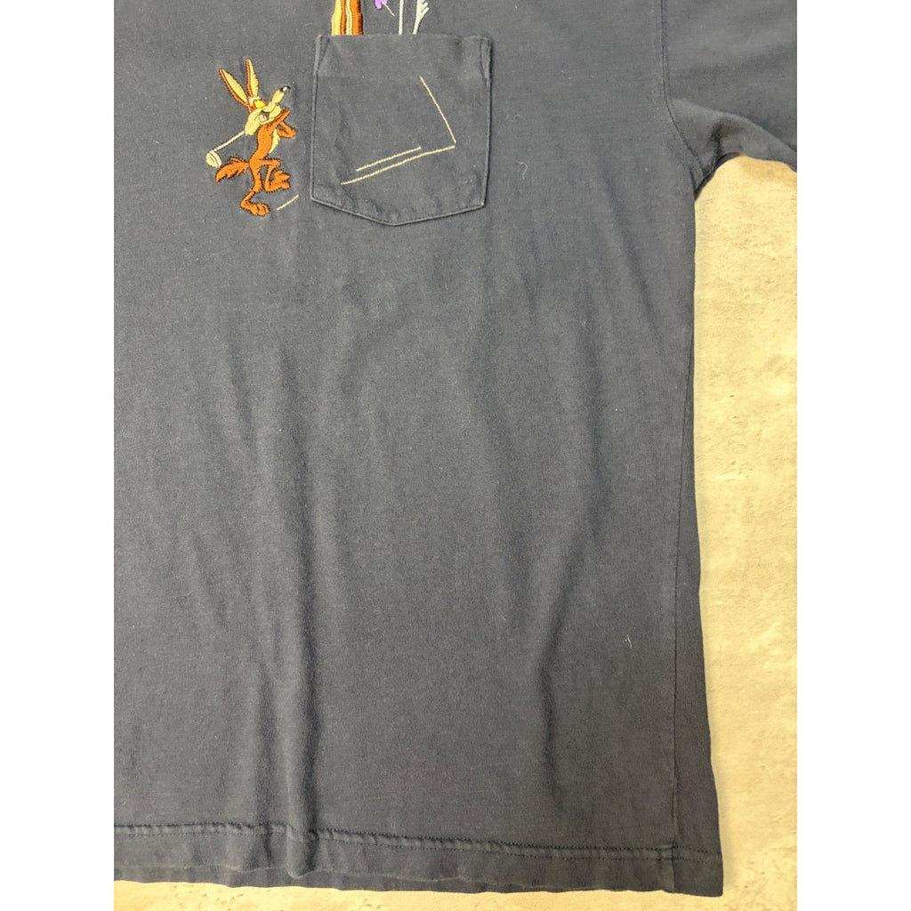 1998 Looney Tunes Cartoon Character Graphic Tv Show Promo T-Shirt Size Large