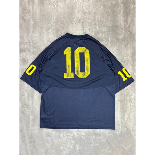 Vintage Michigan Wolverines NCAA Nike Football Jersey Size 2XL Blue