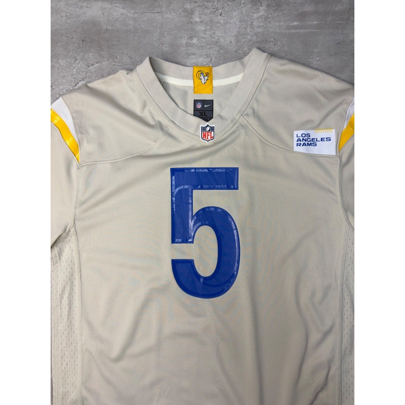 Vintage Jalen Ramsey #5 Los Angeles Rams NFL Football Jersey Size XL YOUTH