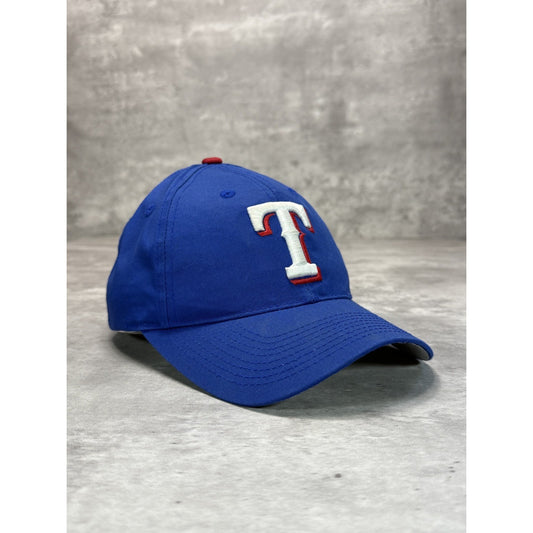 Vintage 90s Texas Rangers MLB Embroidered Logo Baseball Snapback Hat OSFA S/M