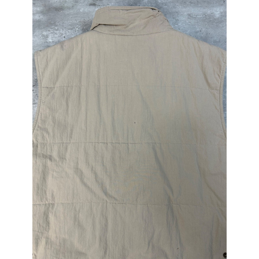 Vintage 90s L.L. Bean Insulated Full Zip Nylon Vest Size Large