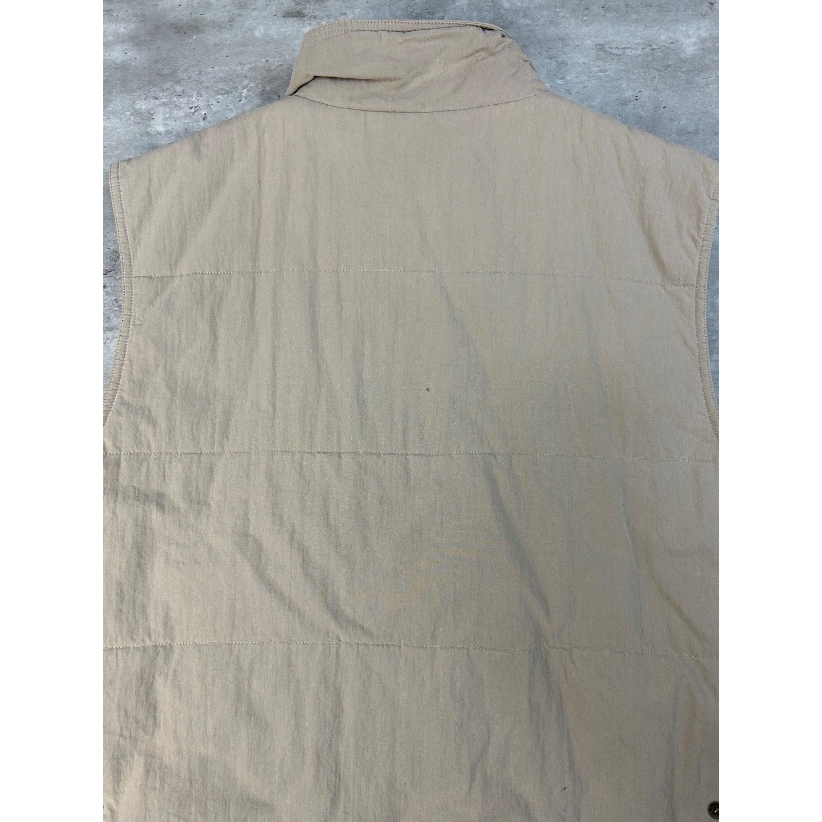 Vintage 90s L.L. Bean Insulated Full Zip Nylon Vest Size Large
