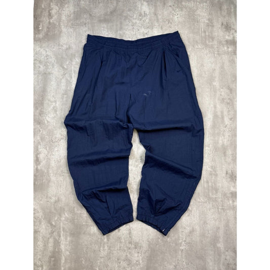 Vintage 90s Nike Tonal Embroidered Nylon Track Pants Size 2XL