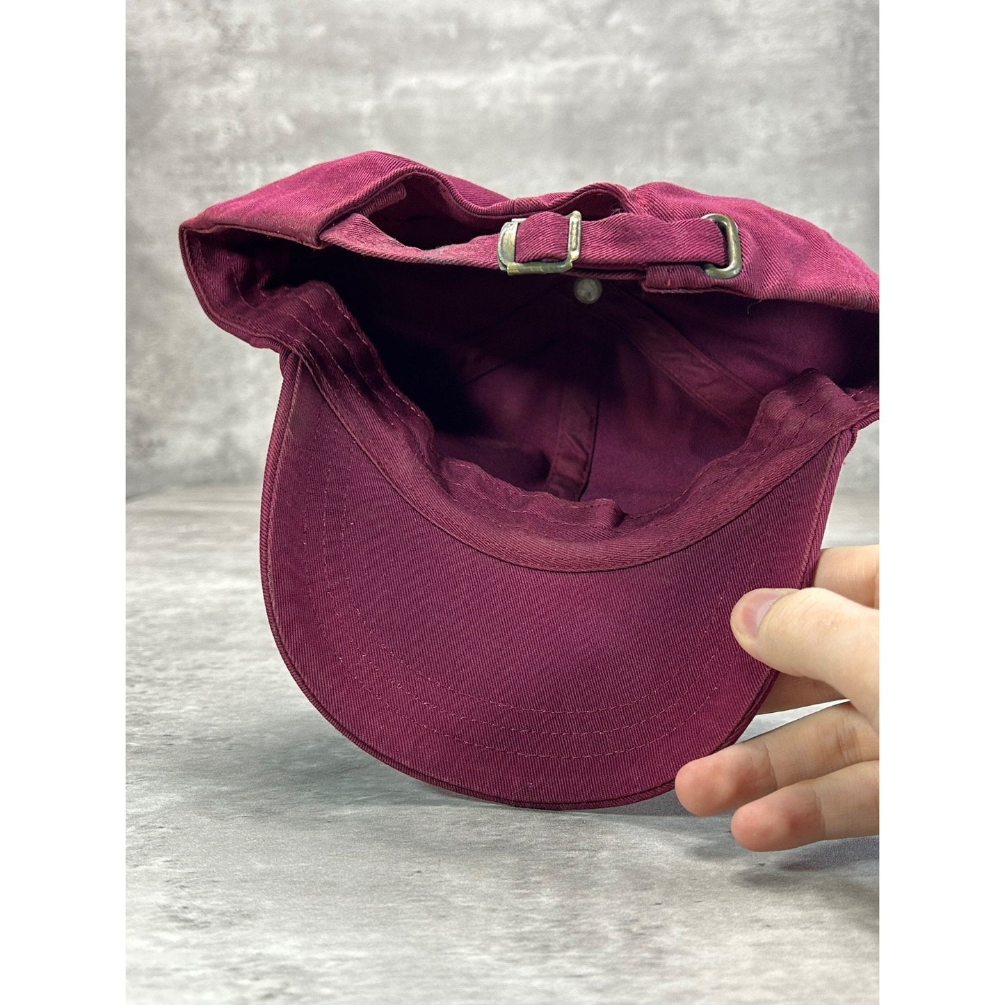 Vintage 90s Polo Ralph Lauren Embroidered Flag Strapback Hat Size S/M