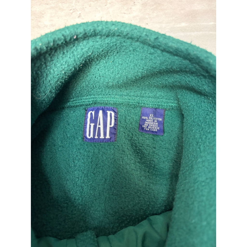 Vintage Gap Downhill Alpine Series 1/4 Zip Fleece Sweatshirt Size XL
