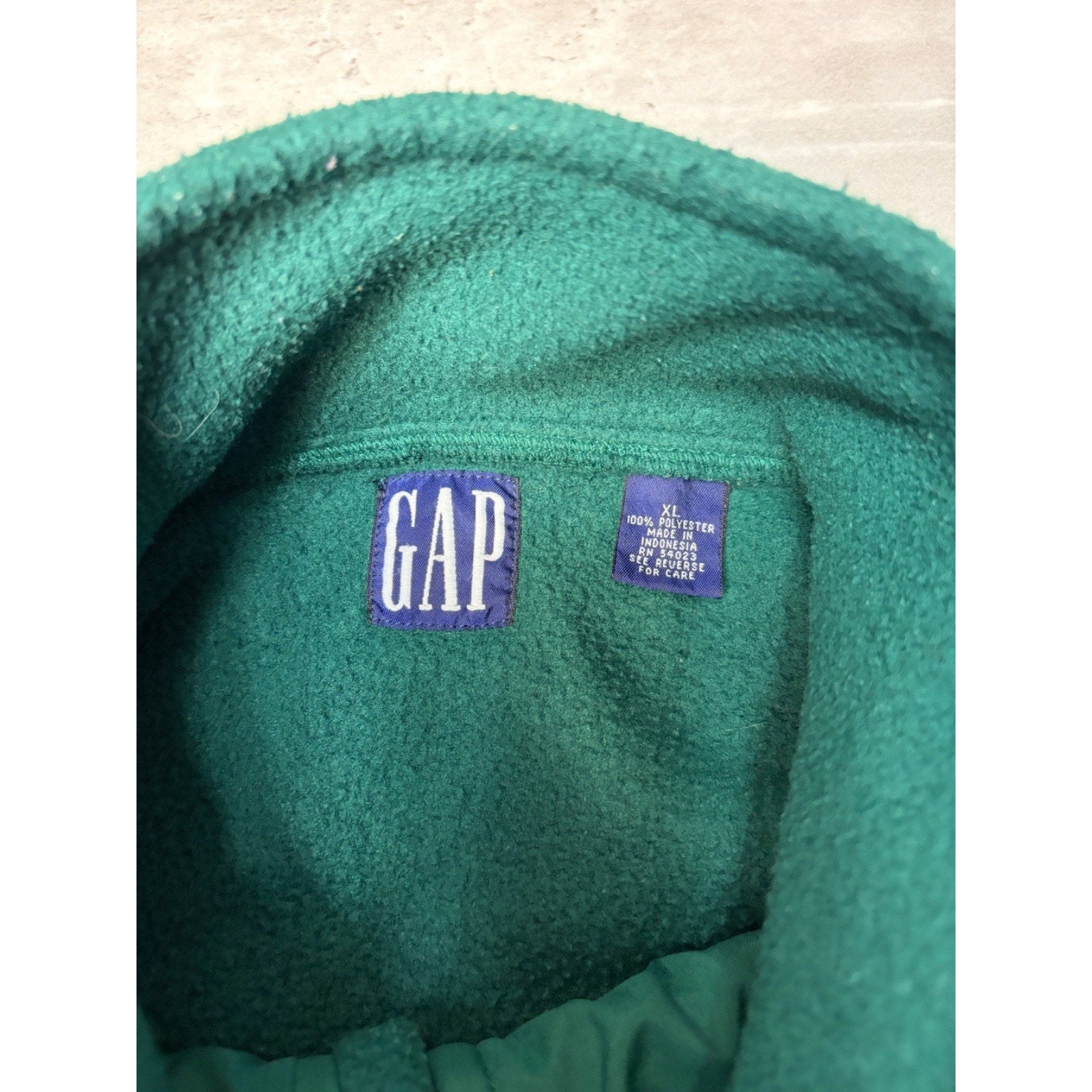Vintage Gap Downhill Alpine Series 1/4 Zip Fleece Sweatshirt Size XL