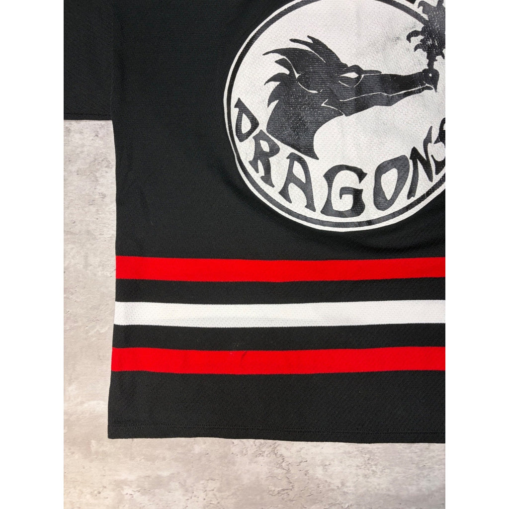 Vintage 80s/90s Dragons #12 Graphic Hockey Jersey Size XL
