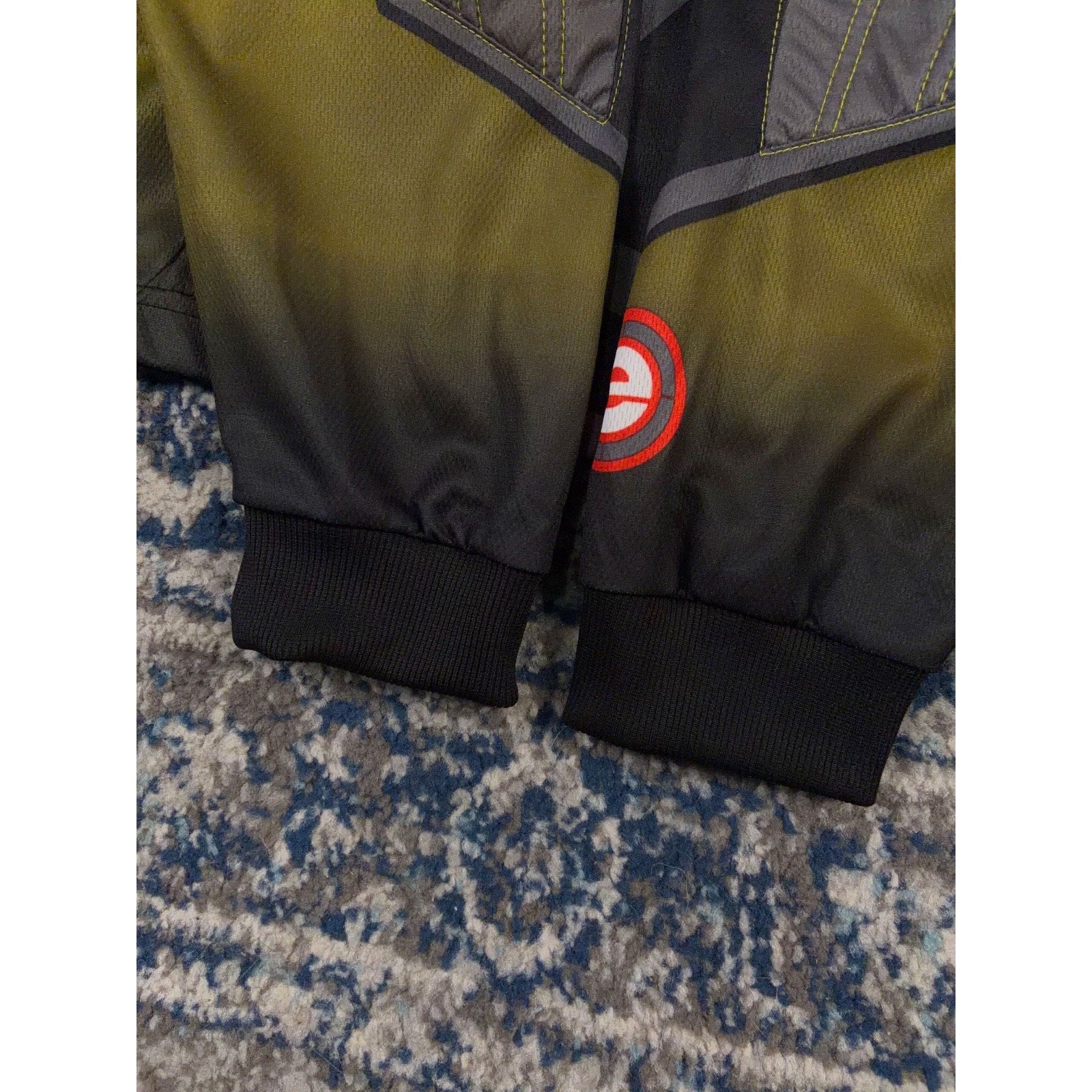 Vintage Evil Paintball Logo Spellout Padded Long Sleeve Jersey Size 2XL
