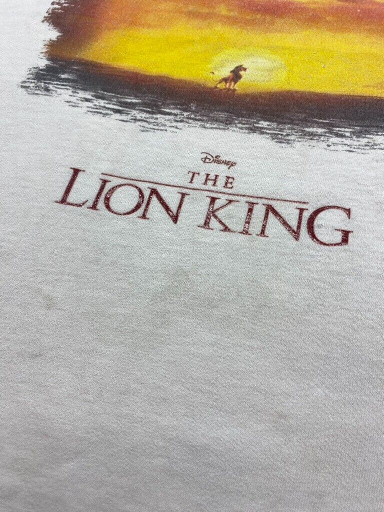 Vintage Disney The Lion King Graphic Movie Promo T-Shirt Size 2XL White