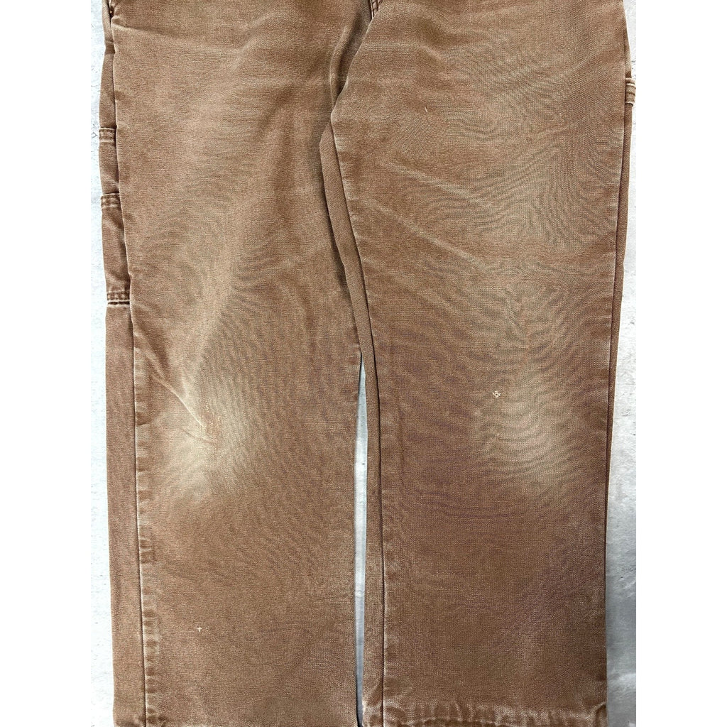 Dickies Canvas Workwear Carpenter Pants Size 37 Brown