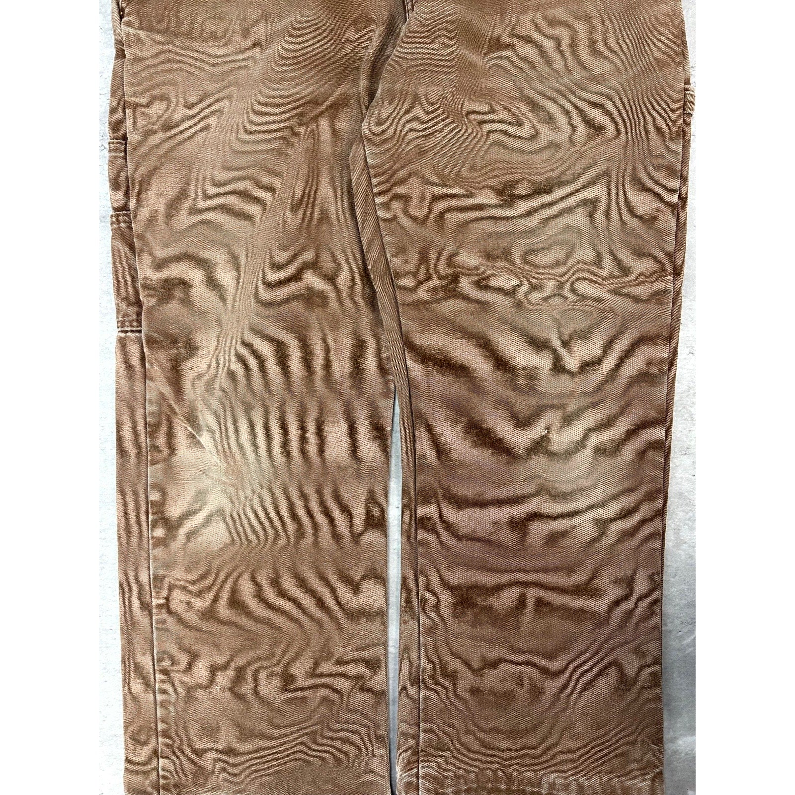 Dickies Canvas Workwear Carpenter Pants Size 37 Brown