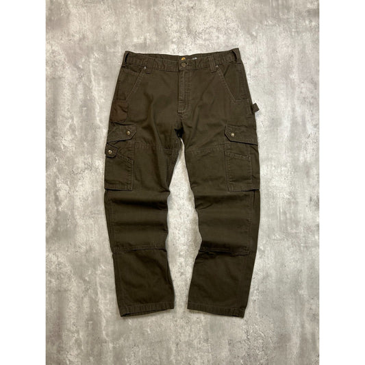 Vintage Carhartt Ripstop Canvas Workwear Cargo Carpenter Pants Size 36