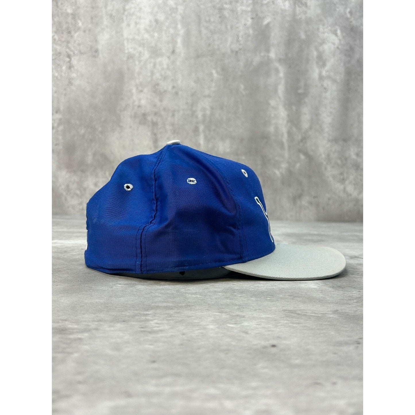 Vintage 90s Detroit Lions NFL Embroidered Logo Football Fitted Hat Size 7 1/4