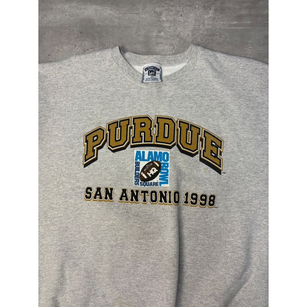 Vintage 1998 Purdue Boilermakers NCAA Alamo Bowl Graphic Sweatshirt Size 2XL
