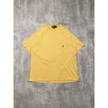Vintage 90s Polo Ralph Lauren Embroidered Pony Yellow Pocket T-Shirt Size Large