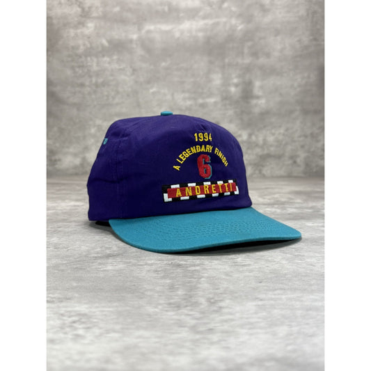 Vintage 1994 John Andretti #6 Nascar Racing Embroidered Snapback Hat OSFA