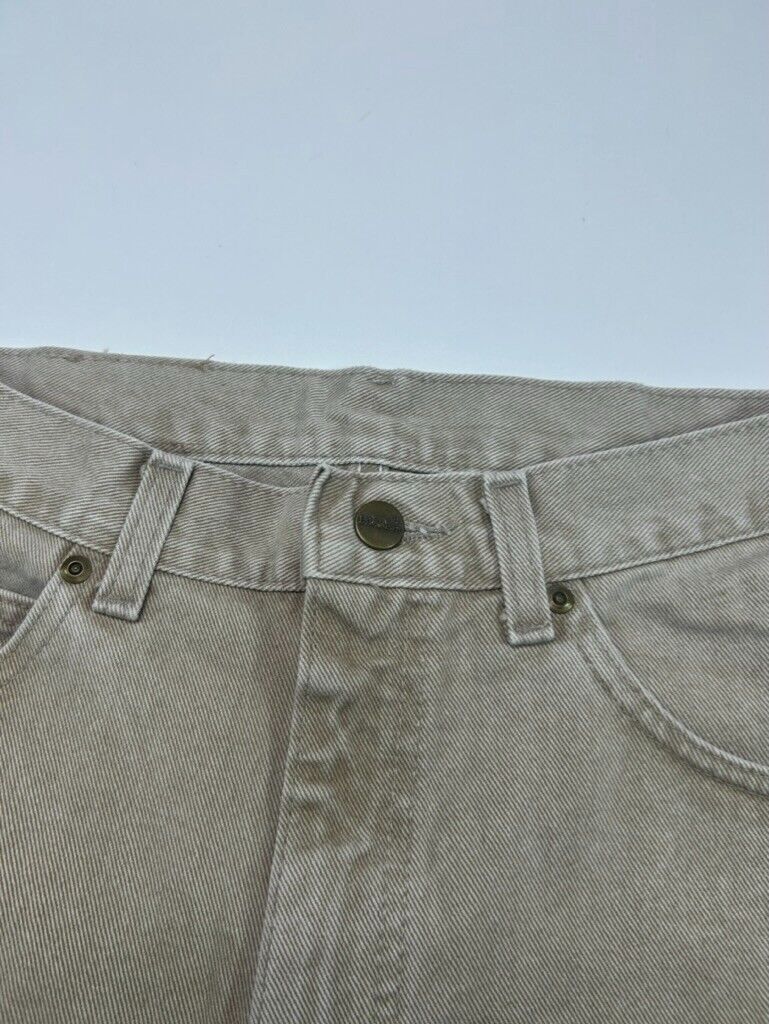 Vintage L.L. Bean Double L Classic Fit Khaki Denim Pants Size 31