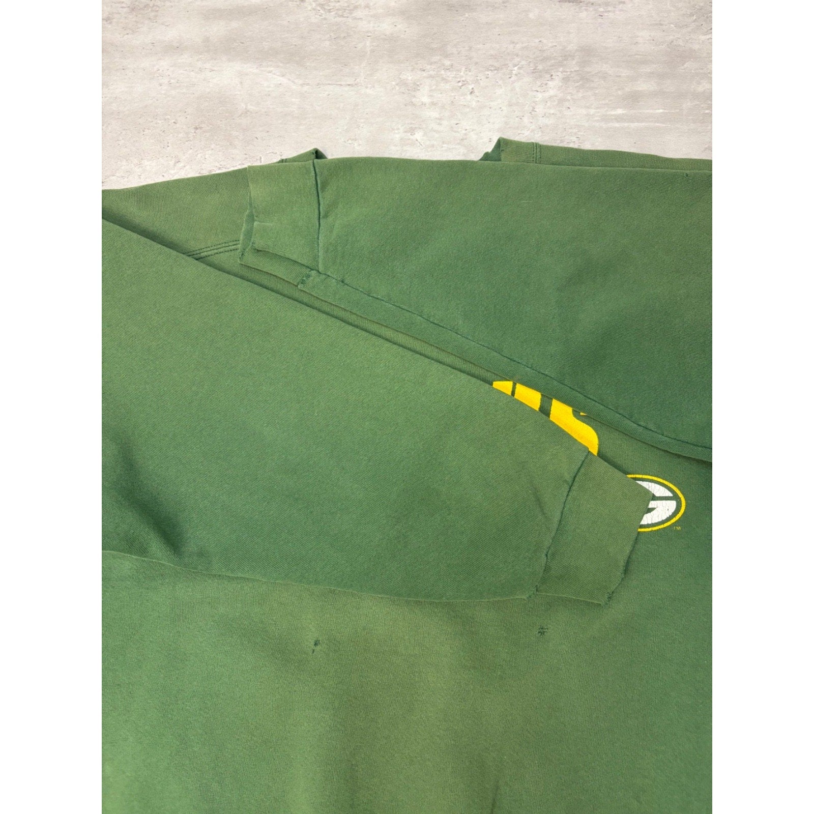 Vintage 90s Green Bay Packers NFL Nike Spellout Sweatshirt Size Large