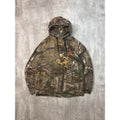 Vintage Realtree Xtra Tree Camo Hooded Hunting Sweatshirt Size Large