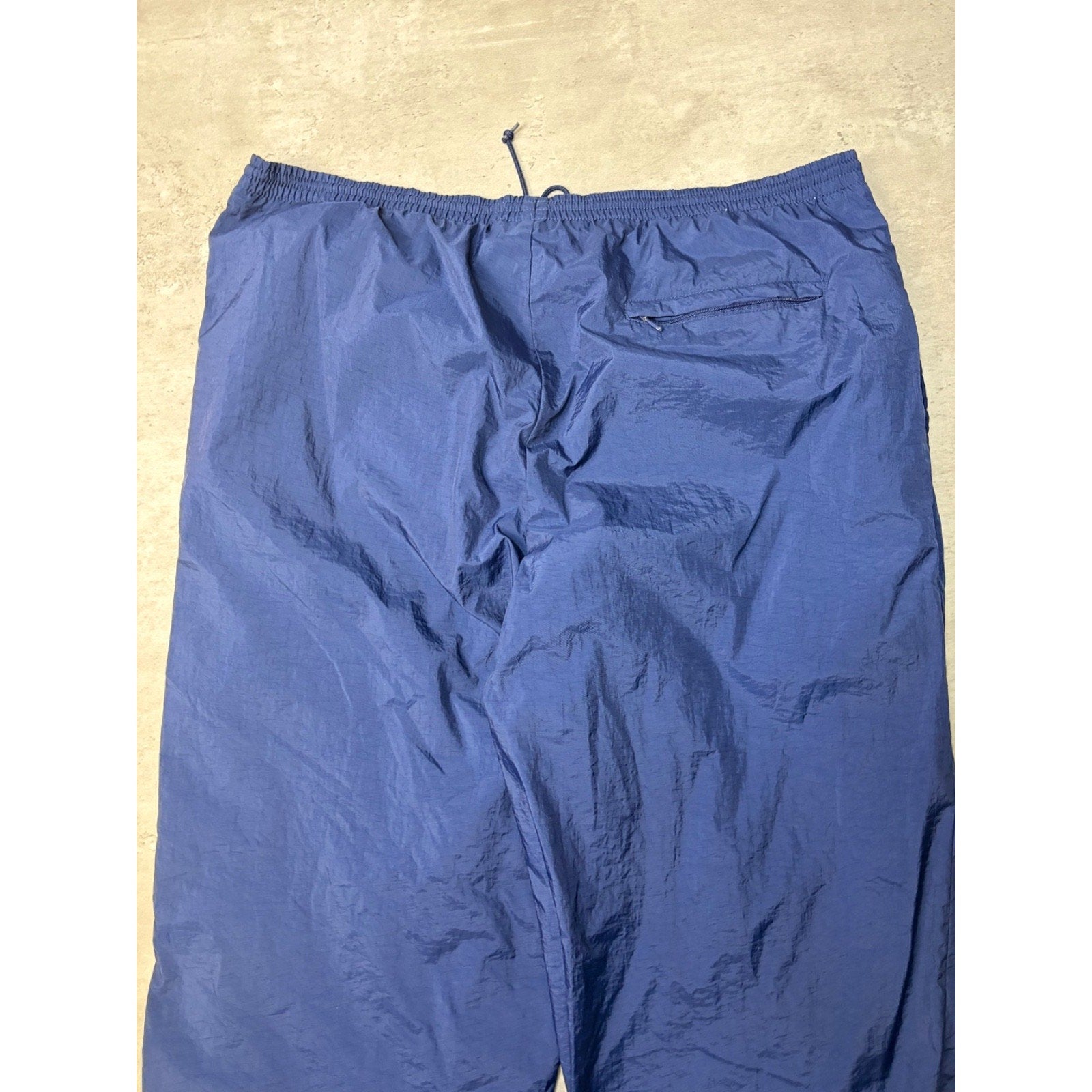 Vintage Nike Embroidered Swoosh Tonal Nylon Windbreaker Pants Size Large